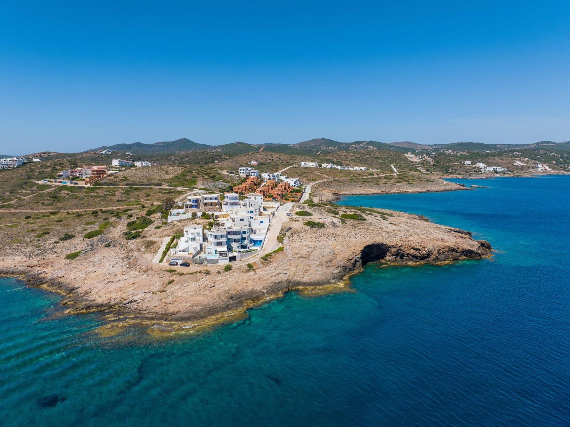En Plo Villa Sounio Kap Kap Sounion Exterior foto